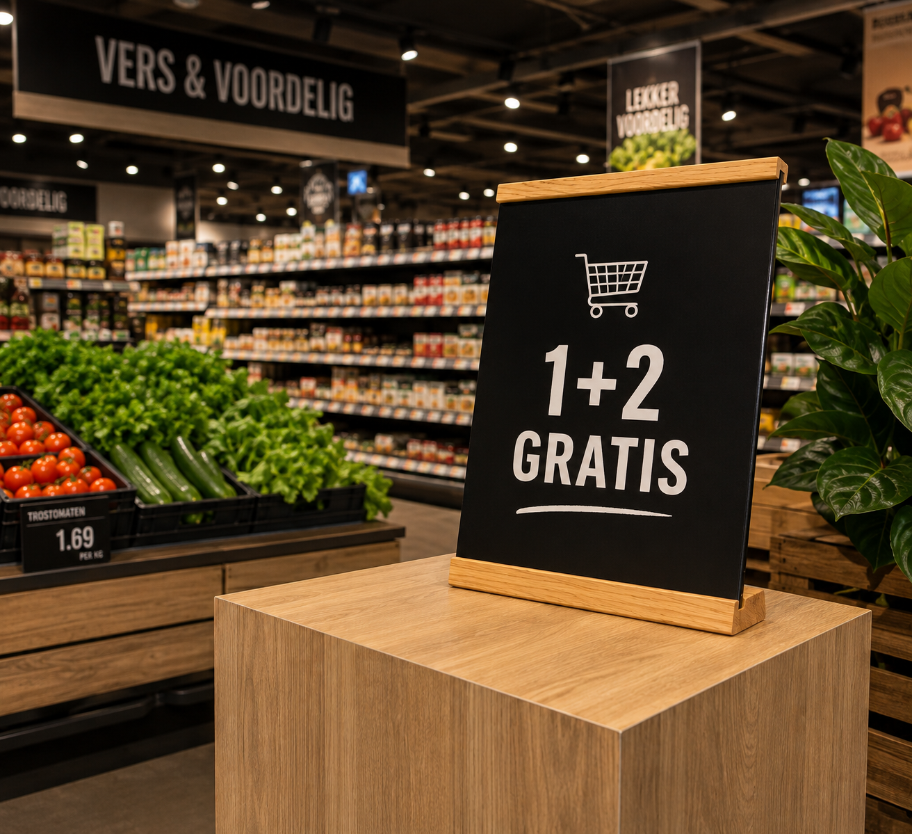 A4 krijtbordje met krijtstift