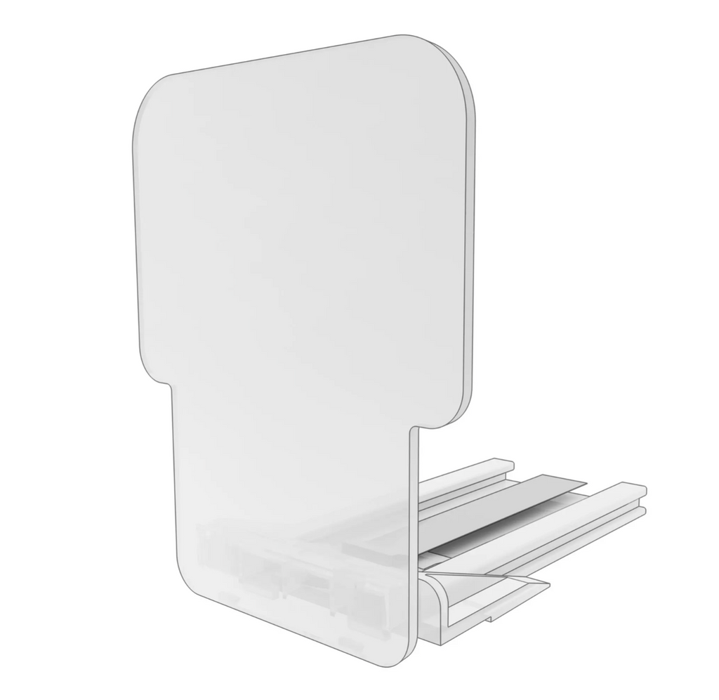 Artikelschuiver Push VI - Breed met 90° stopper