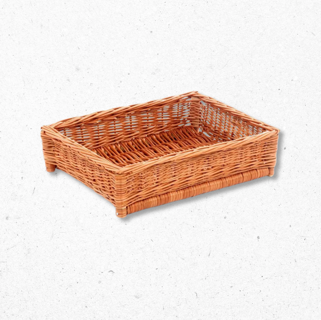 Rieten brood mand 40cm